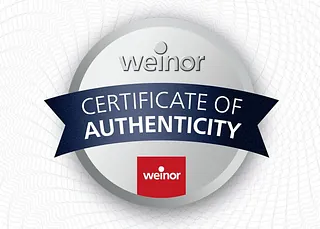 Weinor Certificate of Authenticity - Patio Awnings